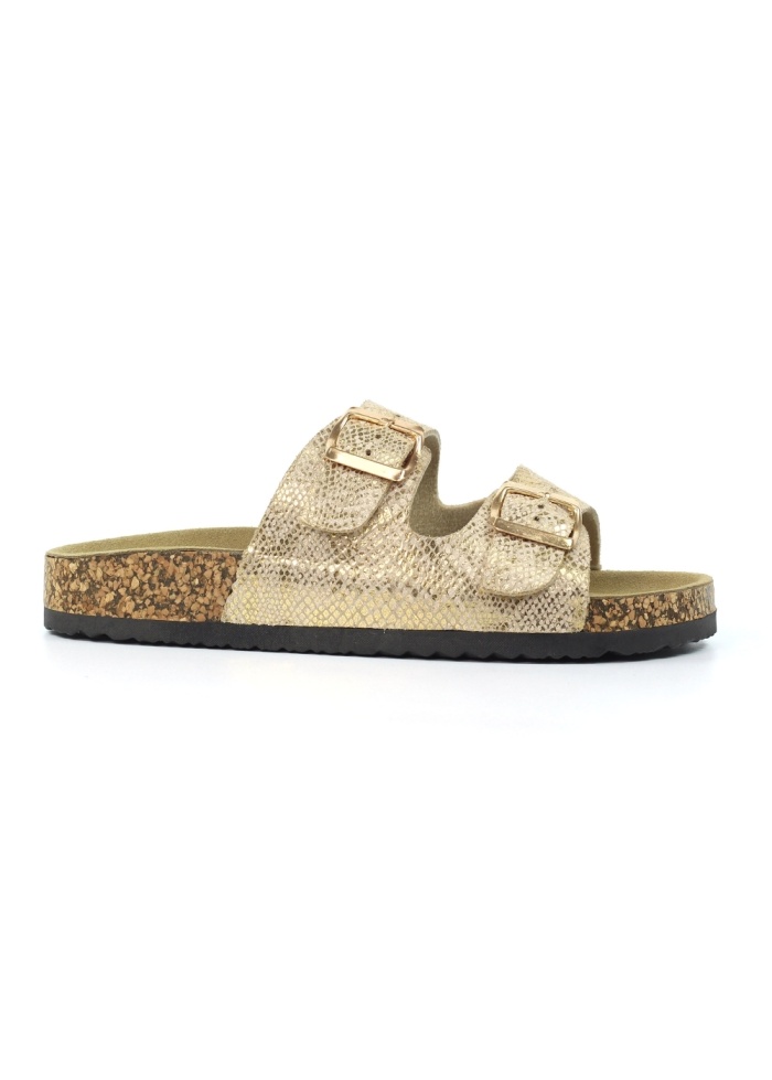 Lunar | Mykonos Gold Sandal