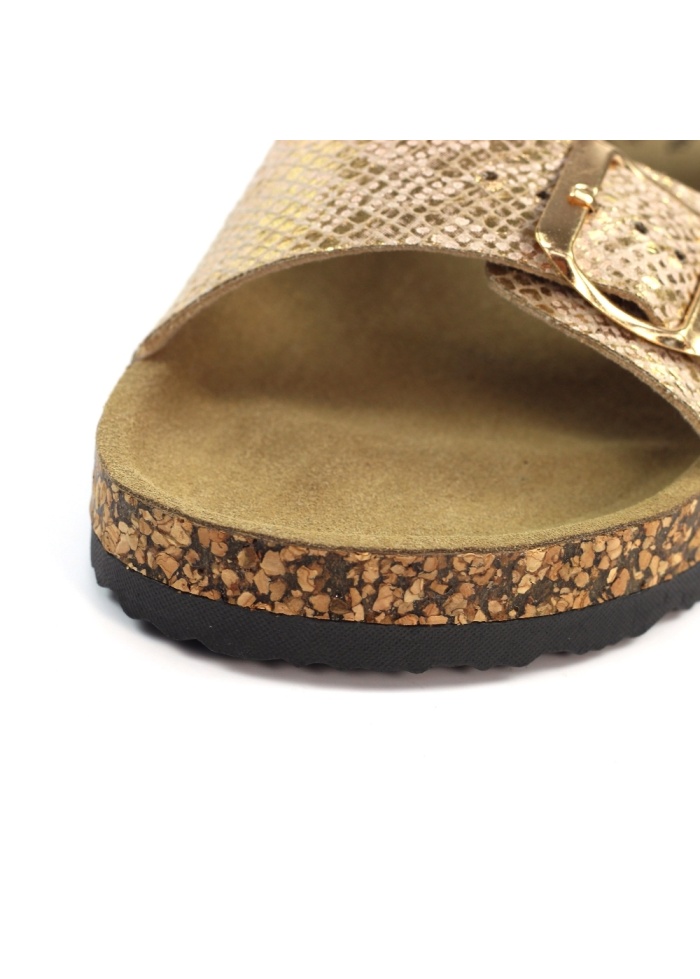 Lunar | Mykonos Gold Sandal