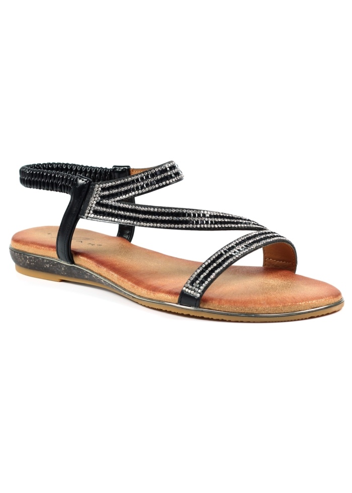 Lunar | Blaise Black Sandal