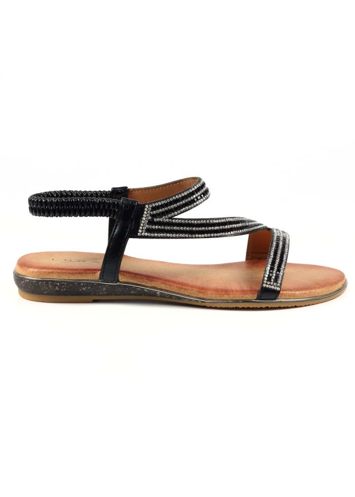 Lunar | Blaise Black Sandal