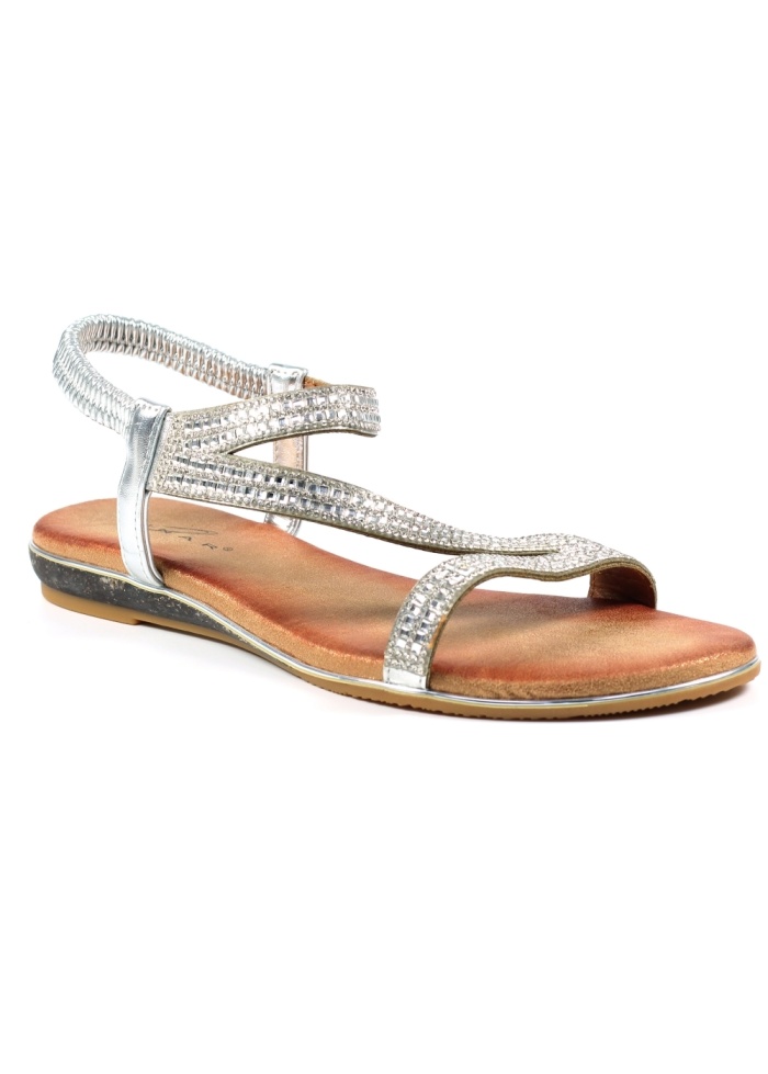 Lunar | Blaise Silver Sandal
