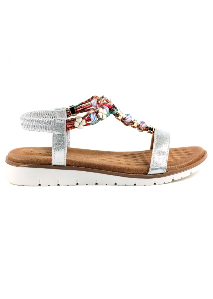 Lunar | Tempo Silver Sandal