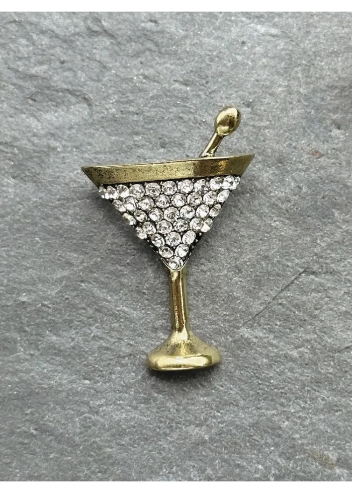 IvyPark | Martini Glass Brooch