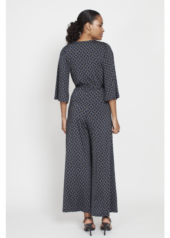 Onjenu | Laurie Jumpsuit Geo Green Print