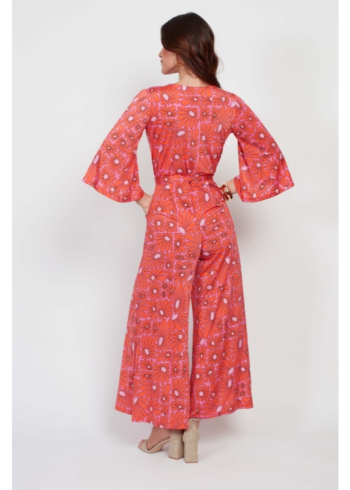 Onjenu | Laurie Jumpsuit Daisy Pink