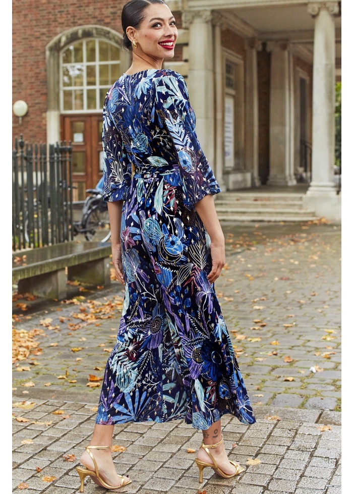 Onjenu | Laurie Jumpsuit Moonlight Blue Gold