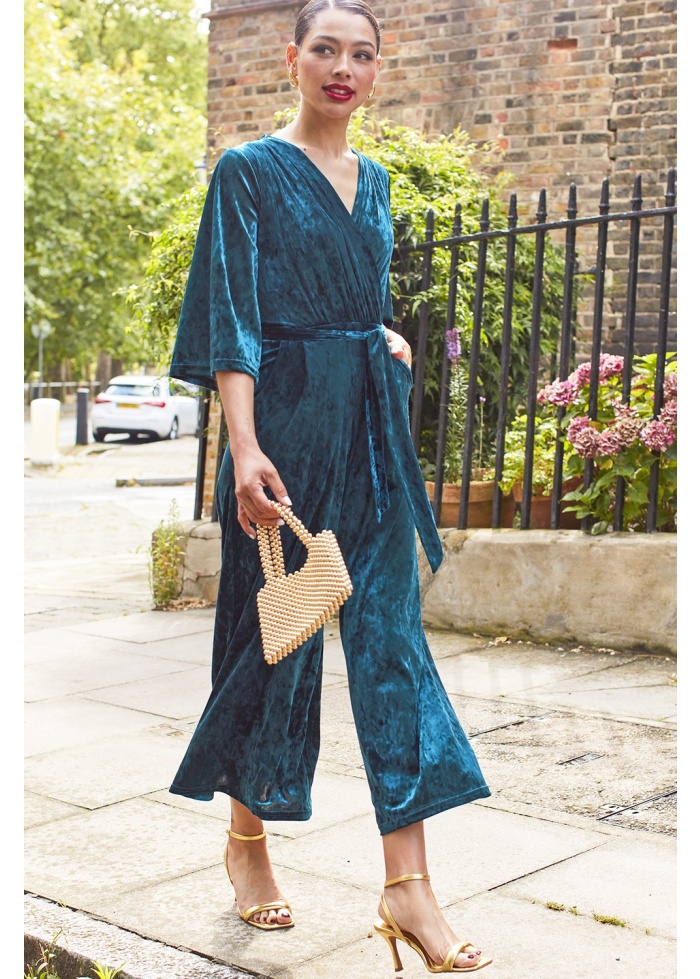 Onjenu | Laurie Jumpsuit Blue Velvet