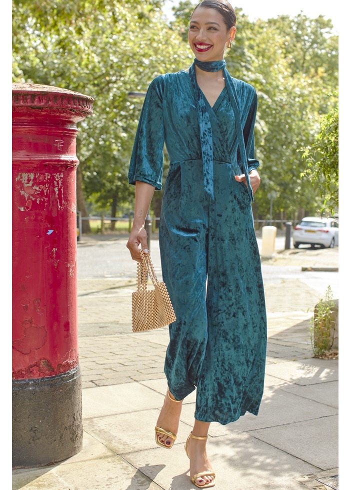 Onjenu | Laurie Jumpsuit Blue Velvet