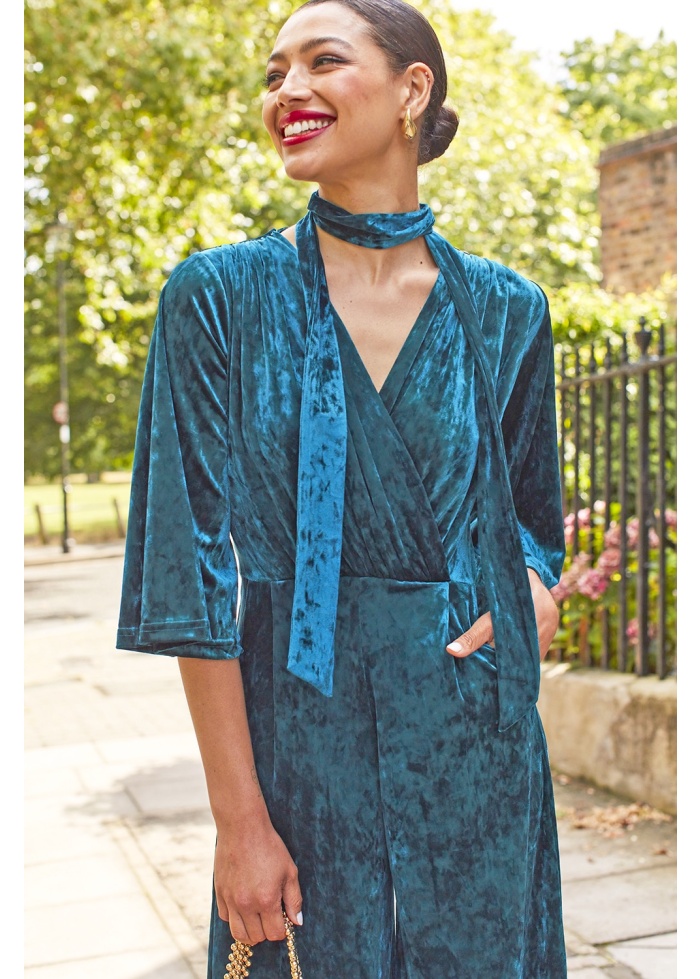 Onjenu | Laurie Jumpsuit Blue Velvet