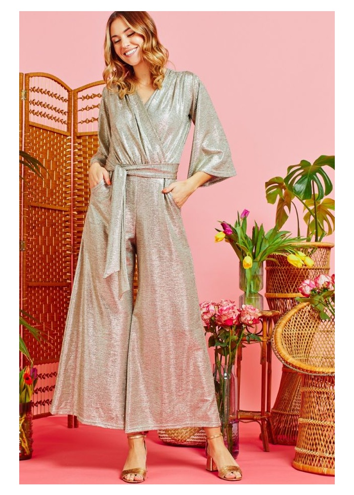 Onjenu | Laurie Metallic Jumpsuit