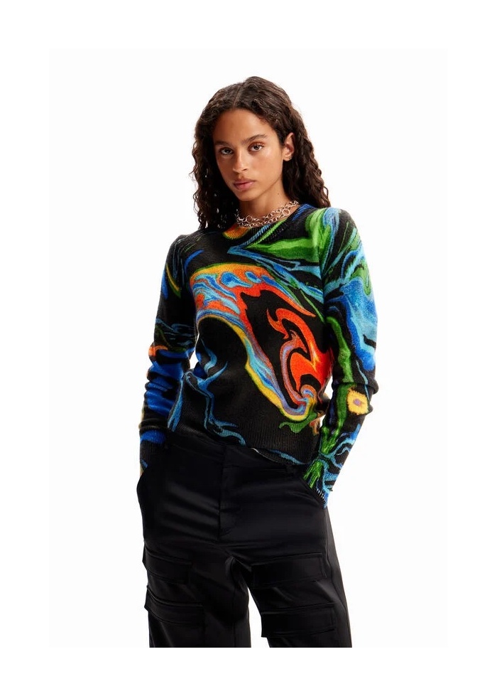 Desigual | Marble Pullover