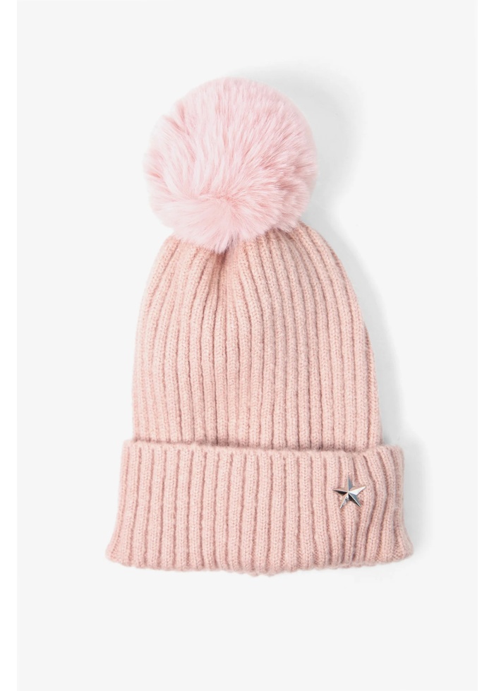 Rosie | Pompom Hat Pink