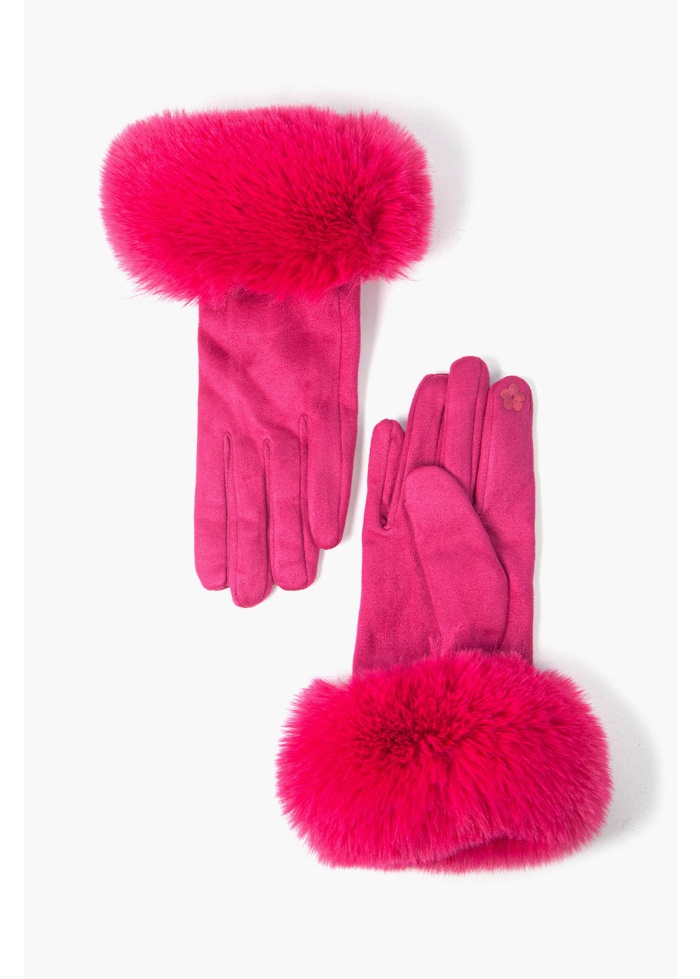 Rosie | Fur Trim Gloves