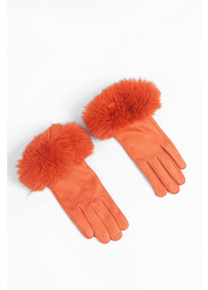 Rosie | Fur Trim Gloves