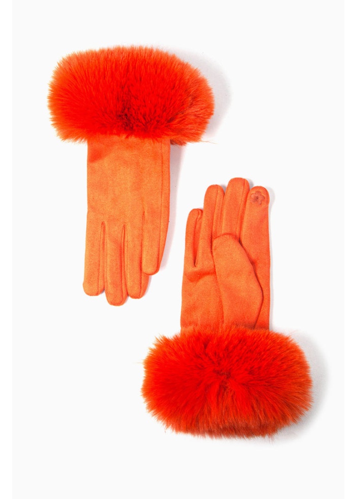 Rosie | Fur Trim Gloves