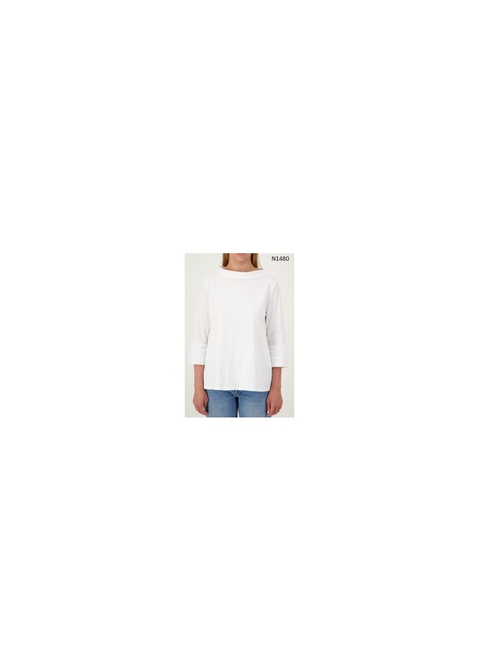 Just White | Cotton Jersey Top