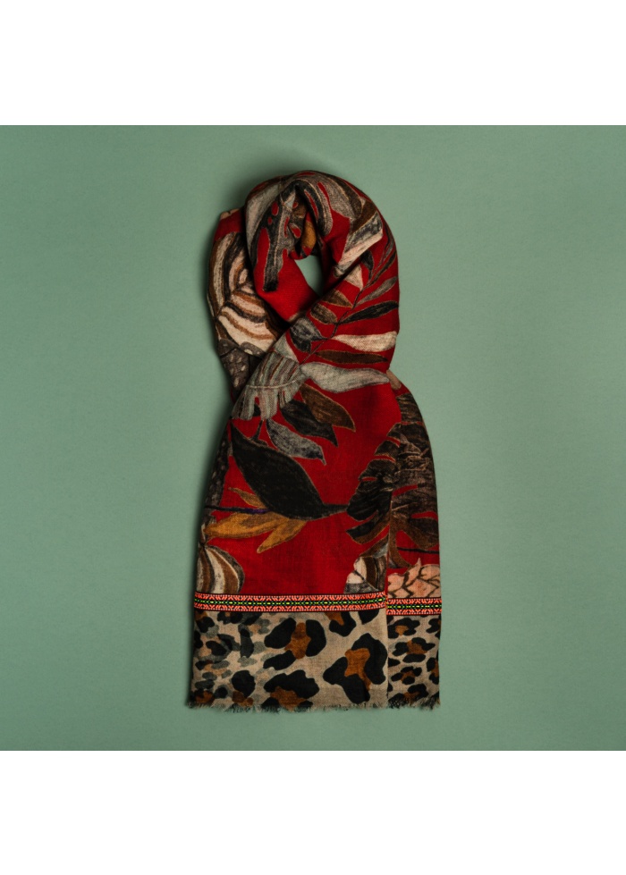 Ombre | Palm Leaf Scarf