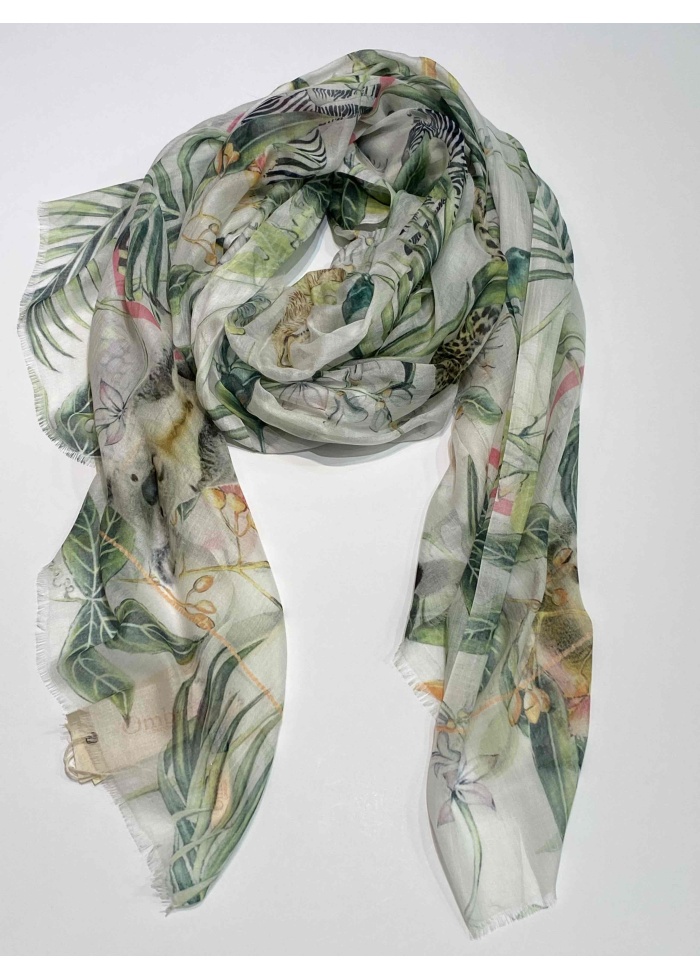 Ombre | Jungle Print Scarf