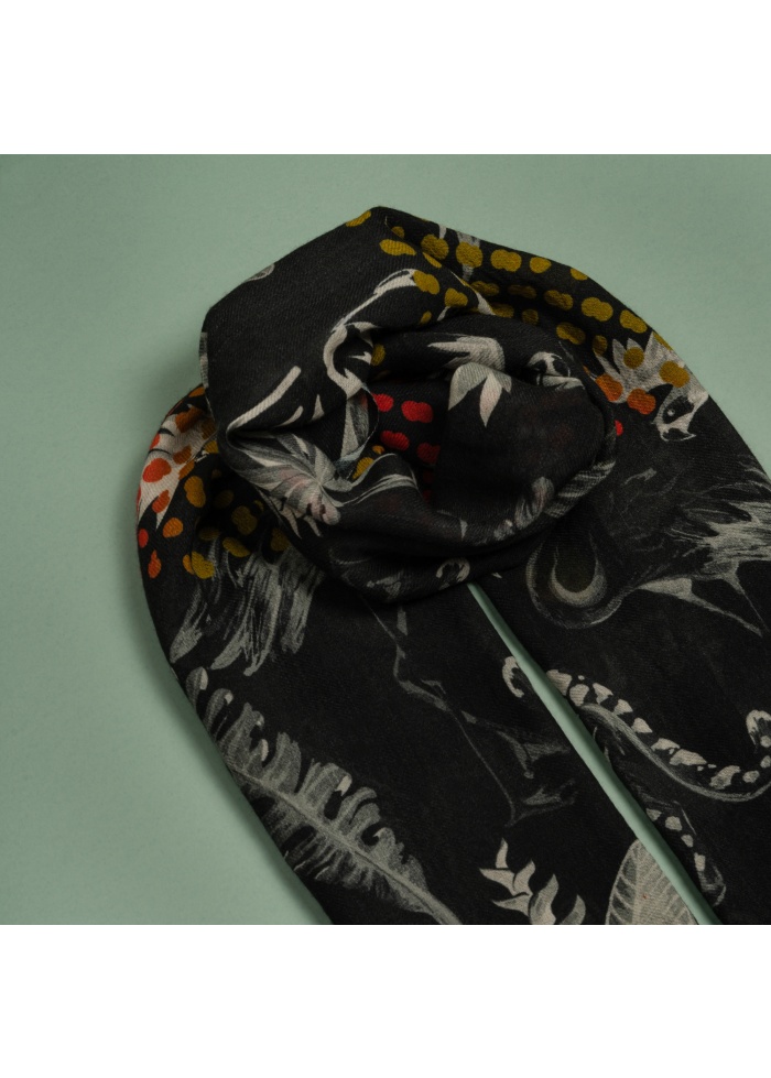 Ombre | Bird Print Scarf