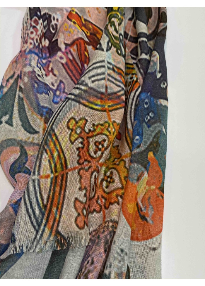 Ombre | Abstract Print Scarf