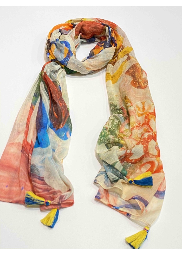 Ombre | Tassel Scarf