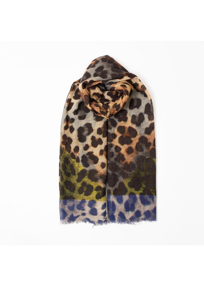 Ombre | Animal Print Scarf