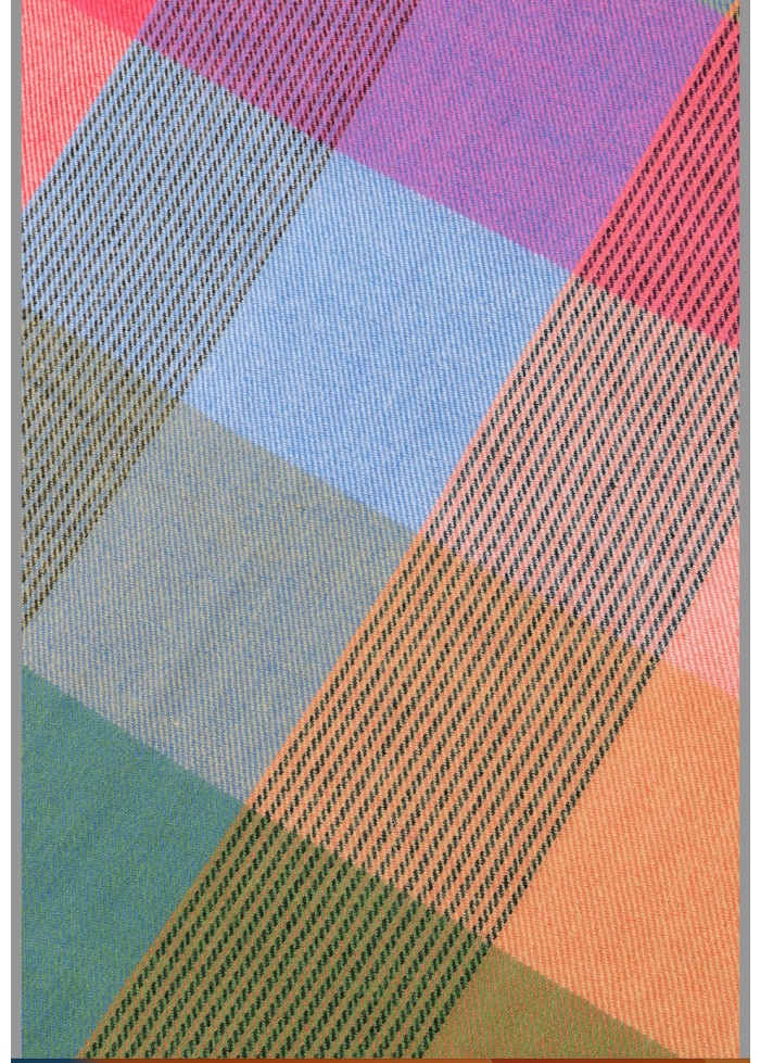 Ombre | Checked Scarf