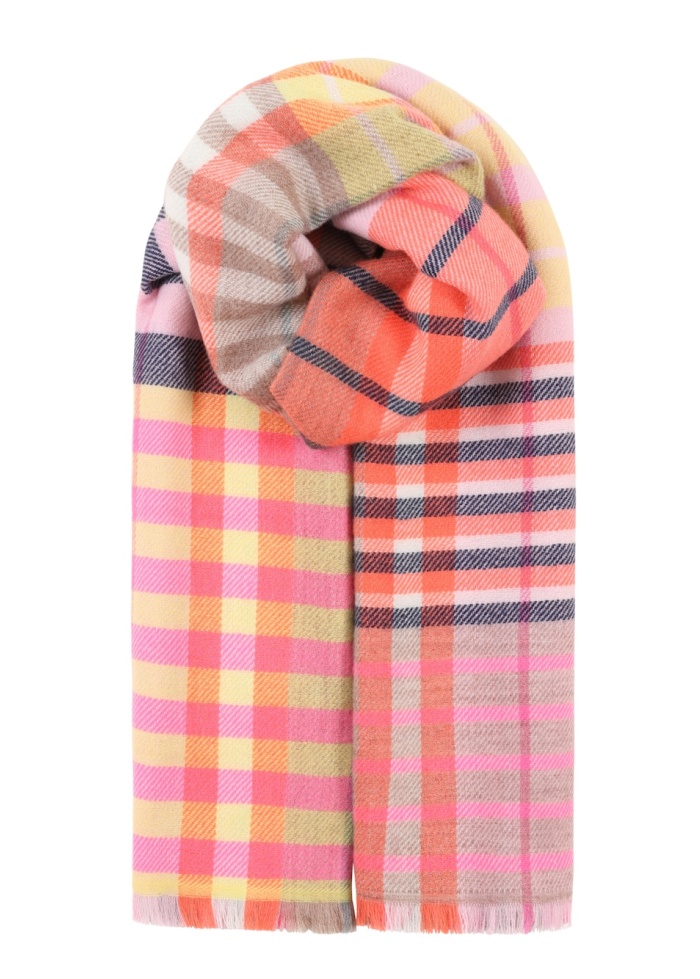 Ombre | Checked Scarf
