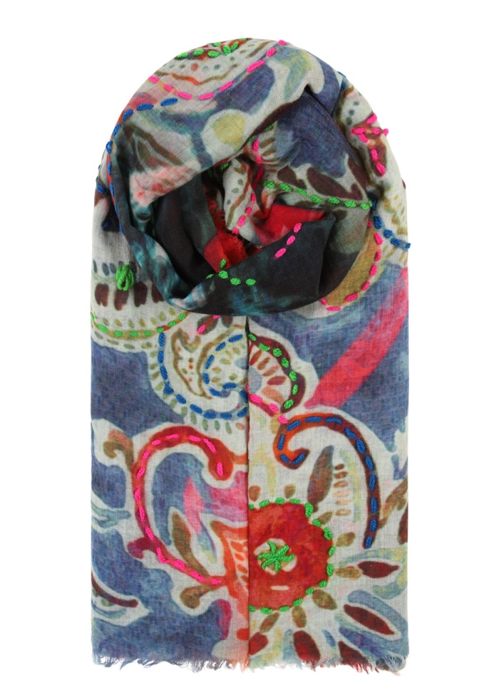 Ombre | Stitch Detail Scarf