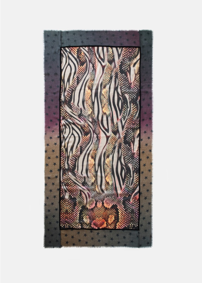 Ombre | Animal Print Scarf