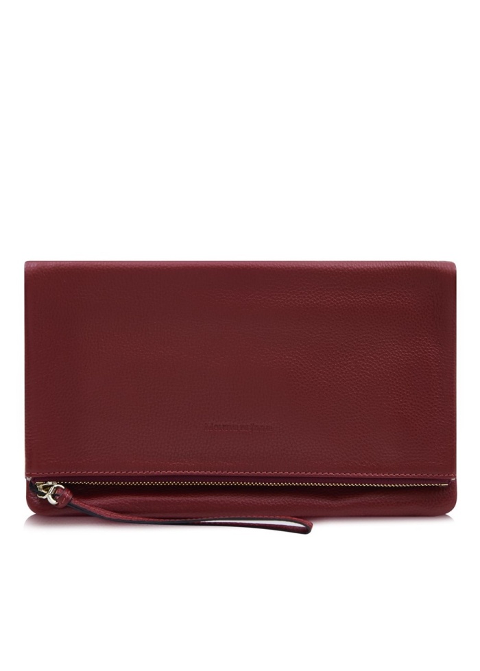 CPW | Exeter Plum Leather Clutch