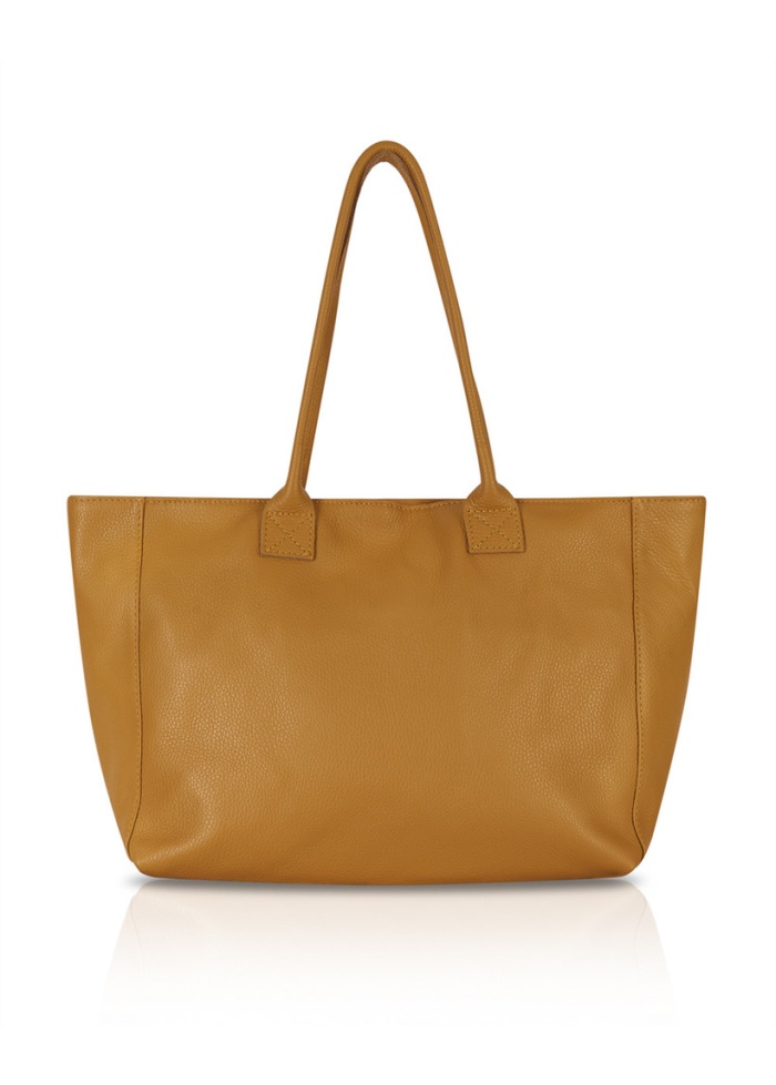 CPW | Mustard Leather Tote Bag