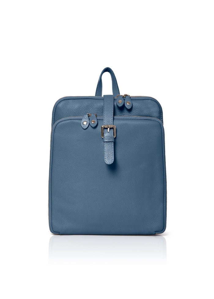 CPW | Larger Rucksack Blue Leather 
