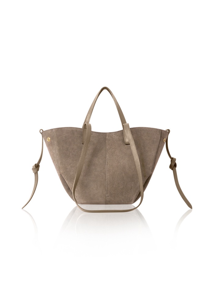 CPW | Tewkesbury Taupe Suede Leather Bag