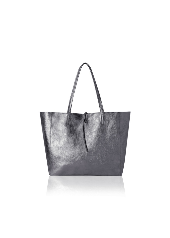 CPW | Harbury Pewter Leather Tote Bag