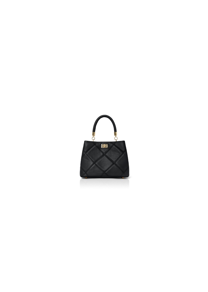 CPW | Quited Bag Black Leather