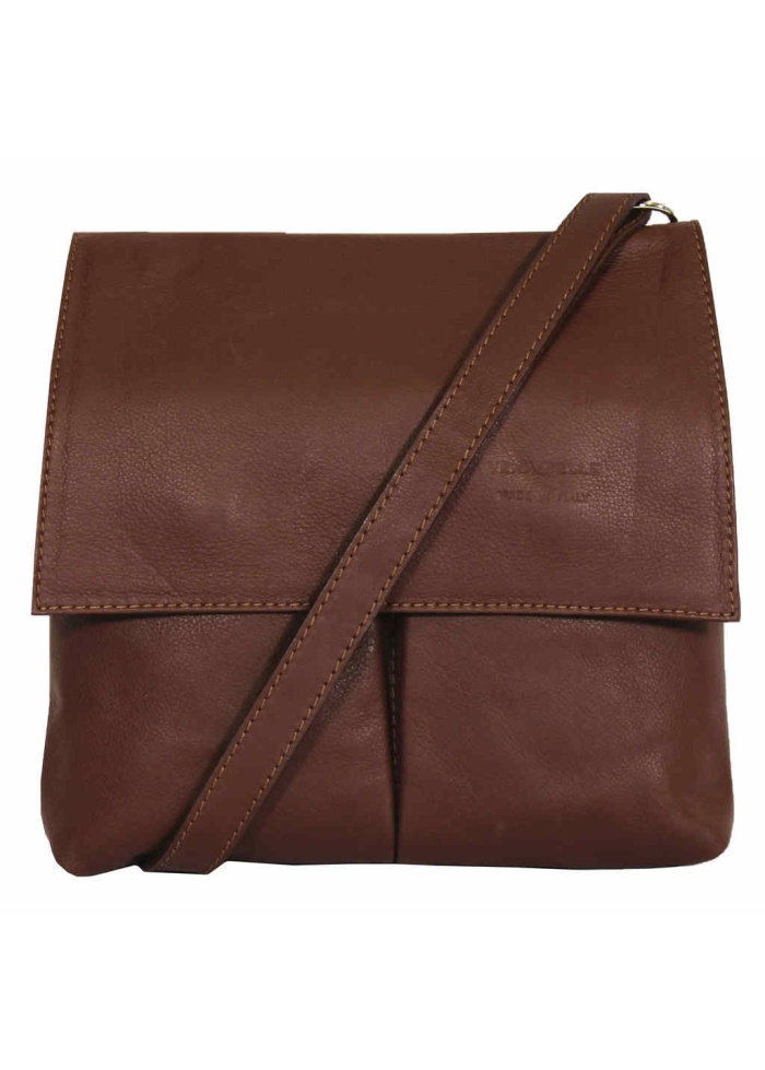 CPW | Brown Leather X-Body Bag