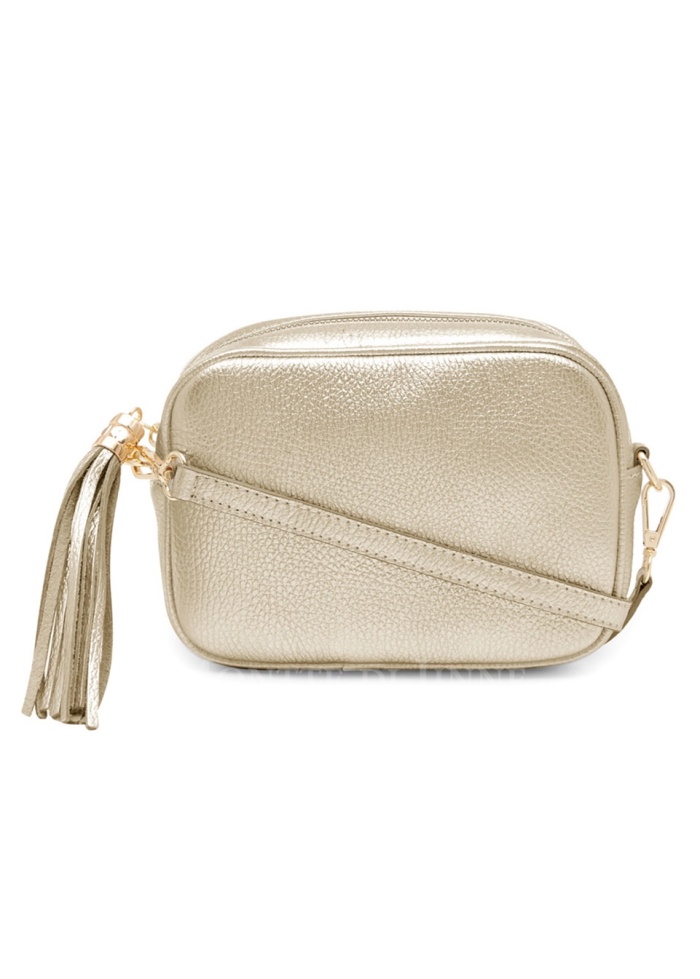 CPW | Chester Gold Leather Crossbody Bag