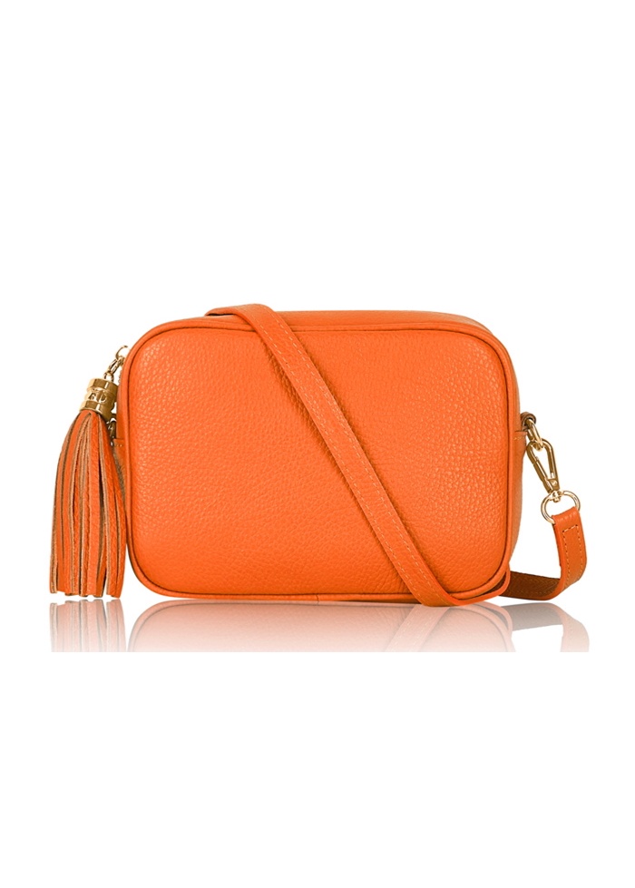 CPW | Chester Orange Leather Crossbody Bag