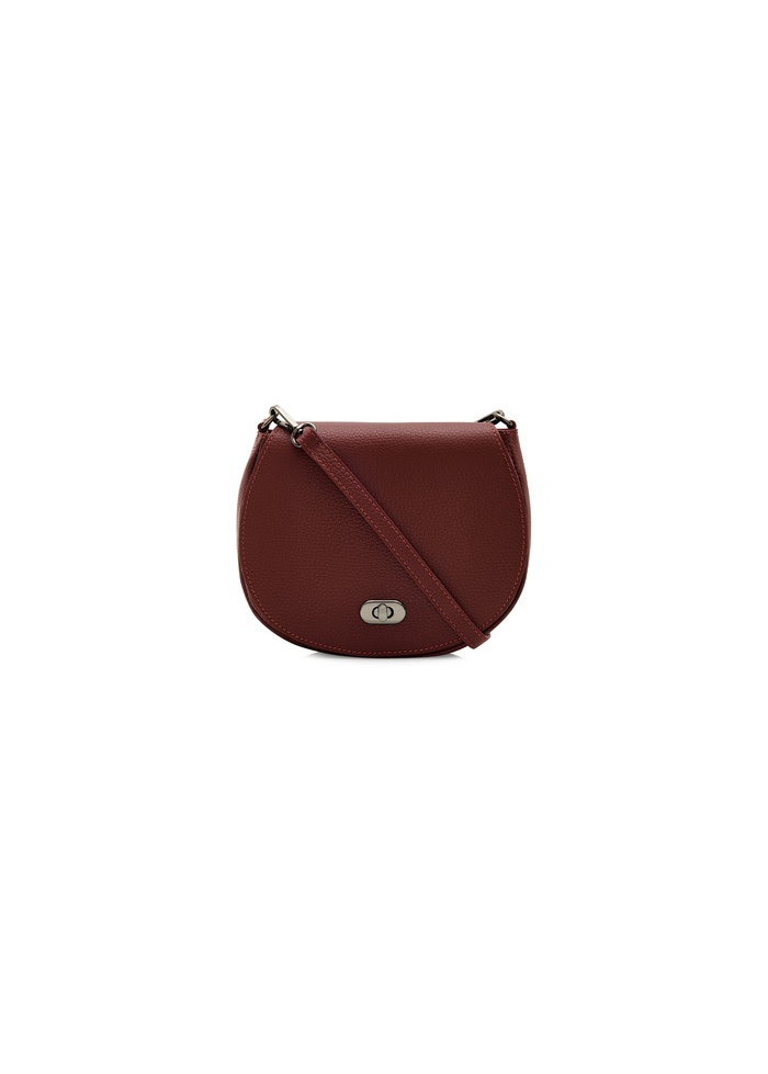 CPW | Oval Handbag Dark Red Leather