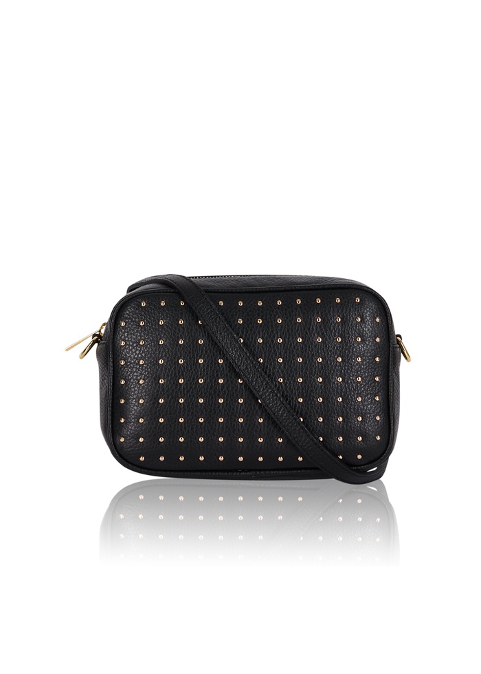 CPW | Richmond Gold Stud Leather Bag