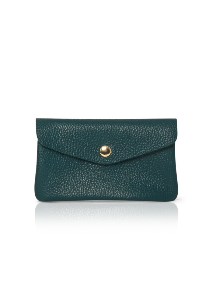 CPW | Larger Purse Green Leather