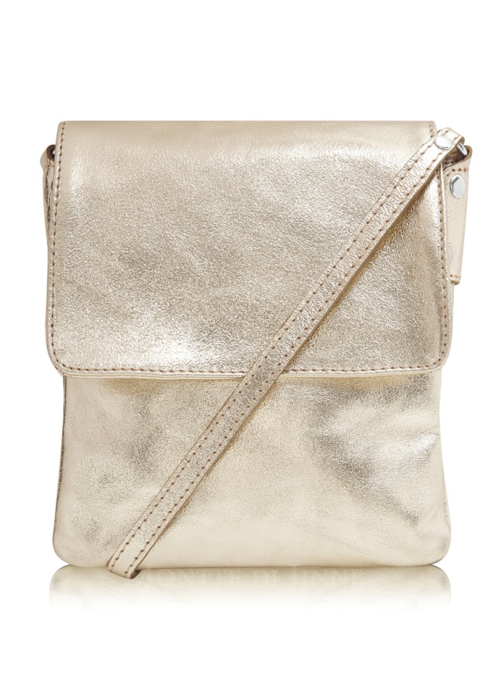CPW | Hatton Gold Leather Crossbody Bag
