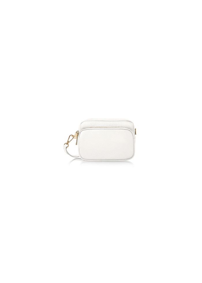 CPW | Lincoln Crossbody White Leather Bag