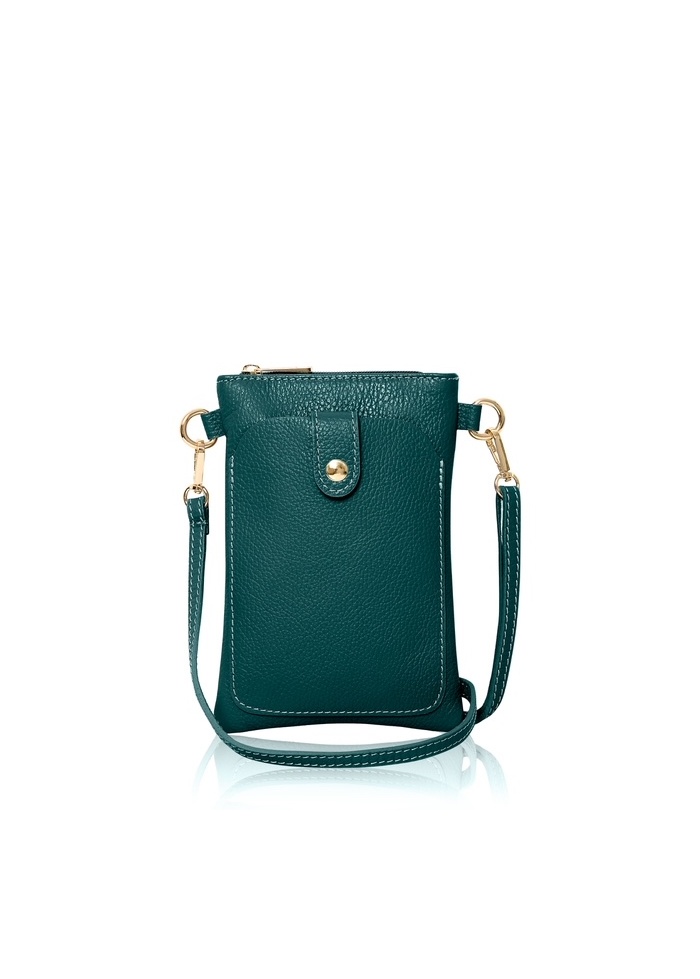 CPW | Cambridge Teal Leather Crossbody Bag