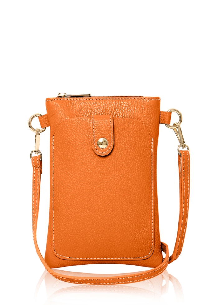 CPW | Cambridge Crossbody Orange Leather Bag