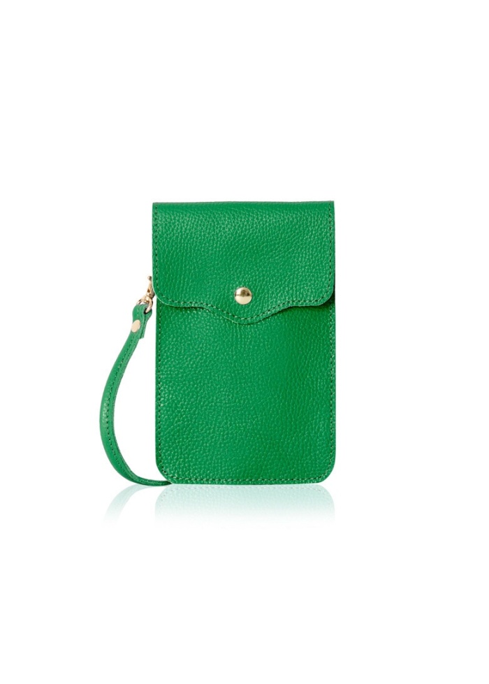 CPW | Brockenhurst Green Leather Crossbody Bag