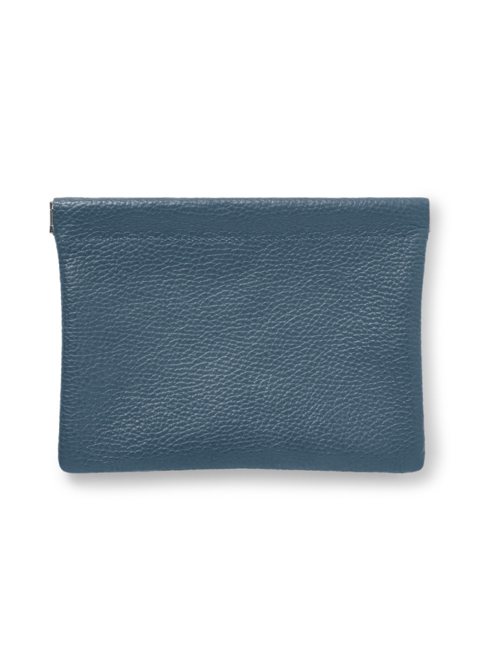 CPW | York Blue Leather Clutch Pouch