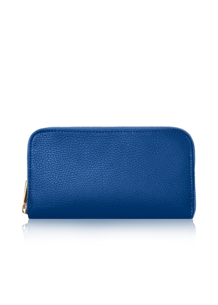 CPW | Large Blue Leather Purse