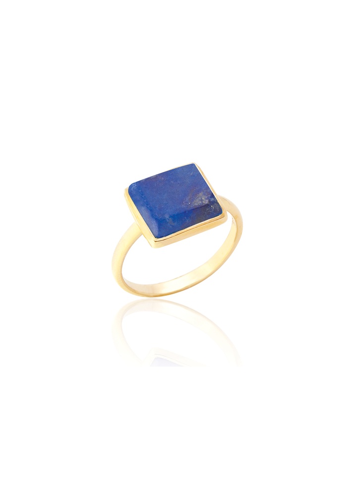 Spoke | Lapis Square Ring